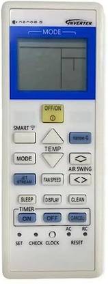 ditec Air Conditioner Remote AC157C Compatible with  Inverter Air Conditioner Panasonic Remote Controller