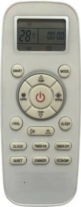 NixGlobal 197 AC Remote Compatible for HISENSE / BLUESTAR / WHIRLPOOL / YORK AC Remote Controller