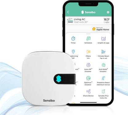 Sensibo Air-Smart Air Conditioner Controller. Apple HomeKit Certified Multipurpose Controller