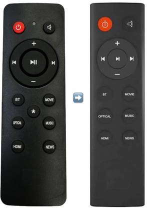 miracles in hand REMOTE COMPATIBLE WITH SB100 SOUNDBAR REMOTE (PLEASE MATCH THE IMAGE) JBL Remote Controller