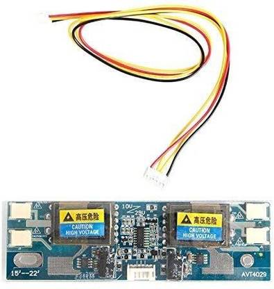 keertan kalp 1pc 4 Lamp Backlight LCD LED CCFL Inverter 10-30V Screen Universal Replacement LCD 0 inch Replacement Screen