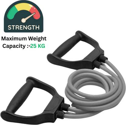 Shopeleven improved quality pure latex tube stretching rope for home gym exerciser Resistance Tube