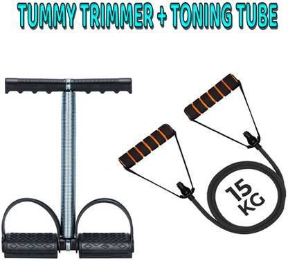 BQH Light Weight New Attractive Look Tummy Trimmer And Toning Tube Ab Exerciser Resistance Tube