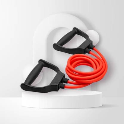 SRD J-FHS Double Toning Tube-10 kg-Medium(BLACK RED)ube (BLACK RED) Resistance Tube