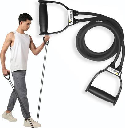 AJRO DEAL Double Toning Exerciser Fitness Pulling Rope Resistance Tube