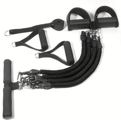Shopeleven Four Tubes Heavy-duty Tension Resistant Rope - Multifunctional Pedal Puller Resistance Tube