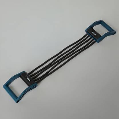 dynamics Decathlon, Adjustable Weight Training Expander, 5-25 Kgs, Black/Blue, Pack Of 1, Resistance Tube