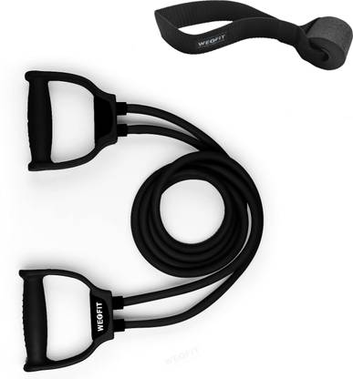 WErFIT Resistance Band toning tube with Door Anchor, Exercise & Workout for Men & Women Resistance Tube