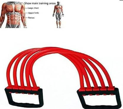 BOLDHIGH Adjustable Body Builder Silicon Chest Expender for Men & Women Resistance Tube