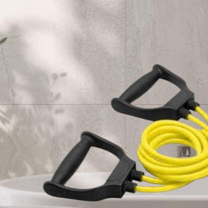 SRD H-S8D Toning Tube Exercise Workout (BLACK YELLOW) Resistance Tube