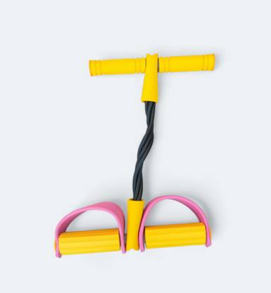 fric Pull Reducer Training Bands 4 Tubes Body Trimmer Pedal Exerciser Resistance Tube