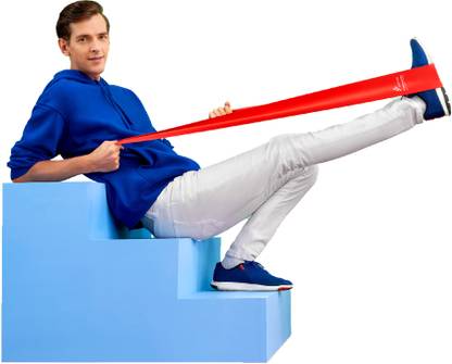 FLAMINGO Flamistretch Premium Exercise Band-Versatile, Portable, Latex-Free 4"X 1.5M Size Resistance Tube
