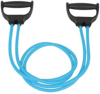 LIVOX Double Resistance Band Toning Tube Exerciser Fitness Pulling Rope for Men/women Resistance Tube