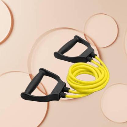 SRD HG-S8D Toning Tube Exercise Workout (BLACK YELLOW) Resistance Tube
