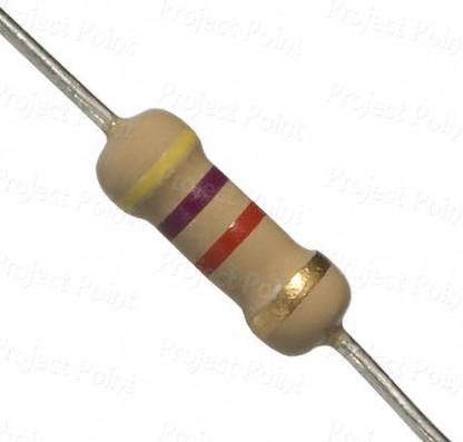 Ihc 4.7K ohm 1watt Resistor(pack of 25) Fixed Resistor