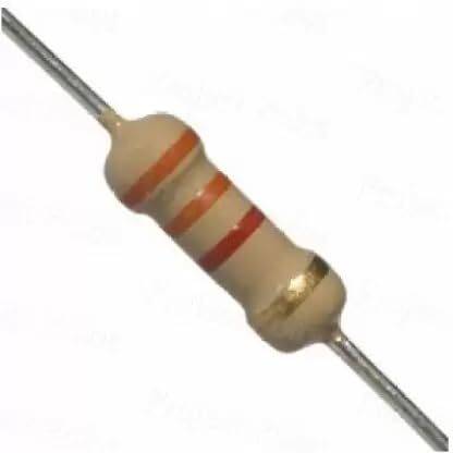 Octava 100 PCS 3.3K OHM 0.25W CARBON FILM 3.3K Fixed Resistor