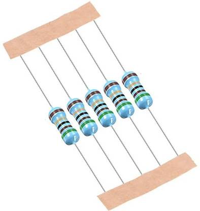gobagee 5 Band 1K ohm 1/4w 1% Carbon Film resistor, Set of 5 resistors Fixed Resistor
