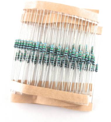 SAMAES 100 pics 1 Mega Ohm 1/4 Watt 5% Resistors Fixed Resistor