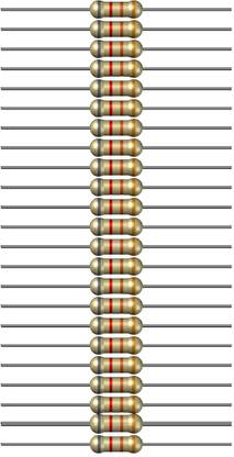Charohm CH82K100P 82k Ohm 0.25W 100 Pieces Fixed Resistor