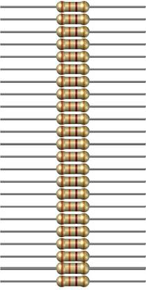 Charohm CH330R100P 330 Ohm 0.25W 100 Pieces Fixed Resistor