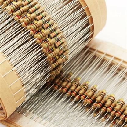SunRobotics 6.8K Ohm 1/4W Carbon Film Resistors Through - Hole 100 Pcs Fixed Resistor