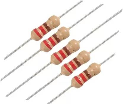 Octava 100 PCS 220 OHM 0.25W CARBON FILM 220 Fixed Resistor