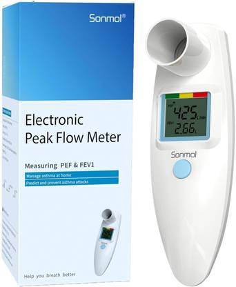 B-Arm Sonmol Digital Spirometer – (PEF) & FEV1 Peak flow meter Respiratory Exerciser