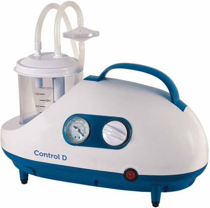 Control D Portable Phlegm Suction Machine with 1000 ml Jar for Home & Hospital Electric Phlegm Suction Machine Respiratory Exerciser