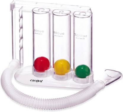 Carent Lungfit Respiratory 3 Balls Lung Exerciser Machine Lung Spirometer Respirometer Machine lungs exercise device respiratory Machine Respiratory Exerciser
