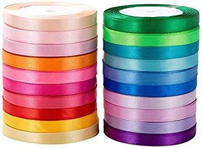 Raptend RAPTEND20 Multicolor Cotton, Satin Ribbon