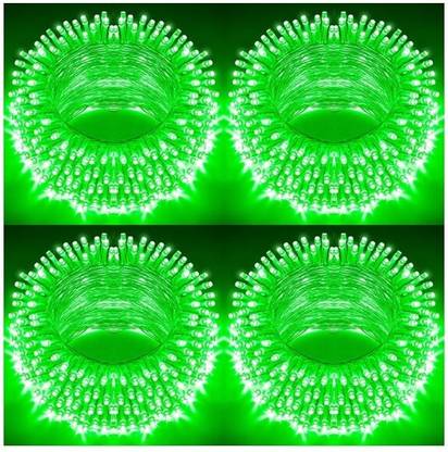 MPROW 40 LEDs 11 m Green Steady Bulb Rice Lights