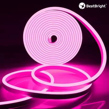 BestBright 600 LEDs 5 m Pink Steady Strip Rice Lights