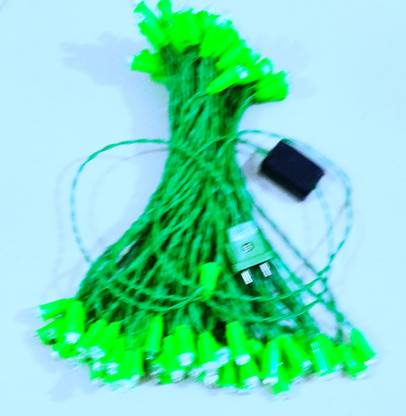 NU 120 LEDs 29 m Green Flickering String Rice Lights
