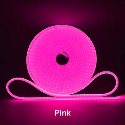 KAVYARA 600 LEDs 5 m Pink Steady Strip Rice Lights