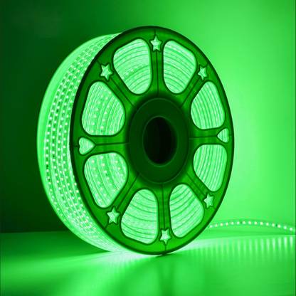 MPROW 1200 LEDs 10 m Green Steady String Rice Lights