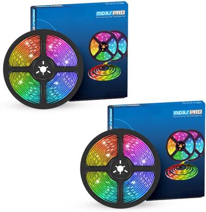 MIDAS ELECTRONICS 240 LEDs 140 m Multicolor Color Changing Strip Rice Lights