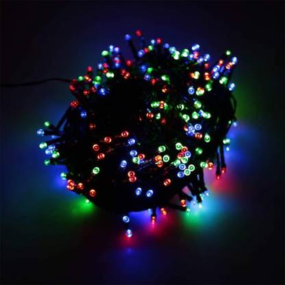 Natation 50 LEDs 3.99 m Multicolor Flickering String Rice Lights