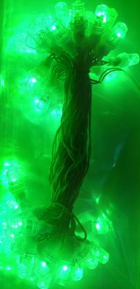 STARLIGHT 50 LEDs 13 m Green Steady Bulb Rice Lights