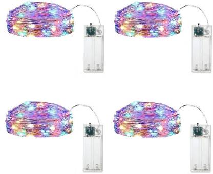 xenith 30 LEDs 3 m Multicolor Steady String Rice Lights