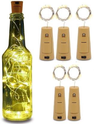 Misaki 10 LEDs 1.98 m Gold Steady Ball Rice Lights
