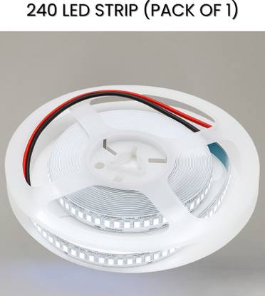 spark world 240 LEDs 5 m White Steady Strip Rice Lights