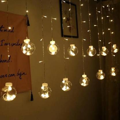 P-ON 250 LEDs 3.5 m Gold Flickering, Steady Moon Rice Lights