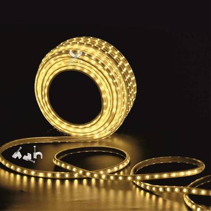 Errol 1860 LEDs 30 m Yellow Steady Strip Rice Lights