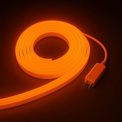 RAYVIX 600 LEDs 4 m Orange Steady Strip Rice Lights