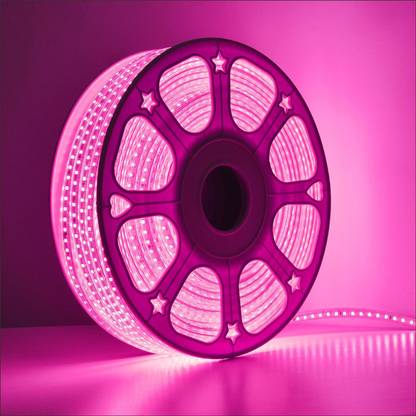 MPROW 1200 LEDs 10 m Pink Steady String Rice Lights