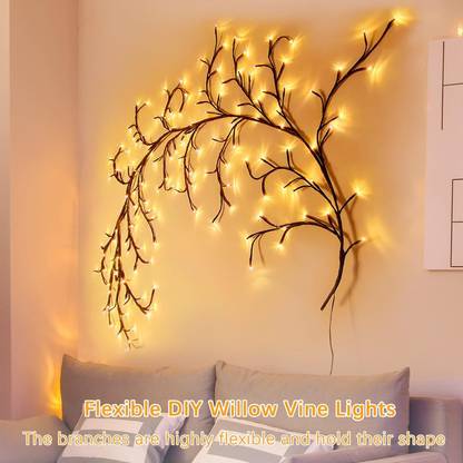 Nyrwana 50 LEDs 15 m Transparent Steady Christmas Tree Rice Lights