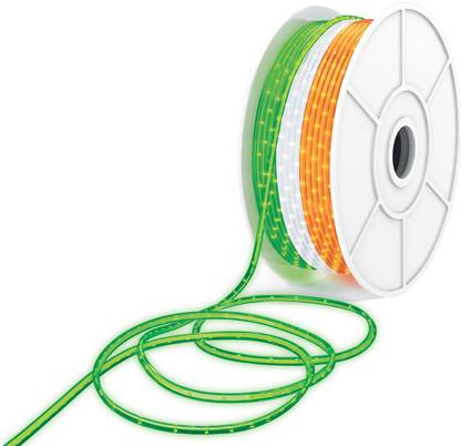 Crompton 2160 LEDs 18 m Orange, White, Green Steady Strip Rice Lights