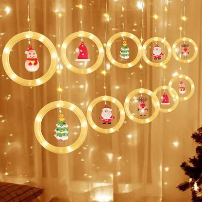 QUACE 138 LEDs 3 m Yellow Flickering, Steady String Rice Lights