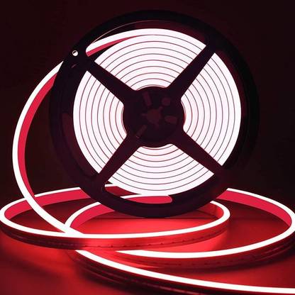 Baslash 600 LEDs 5 m Red Steady Strip Rice Lights