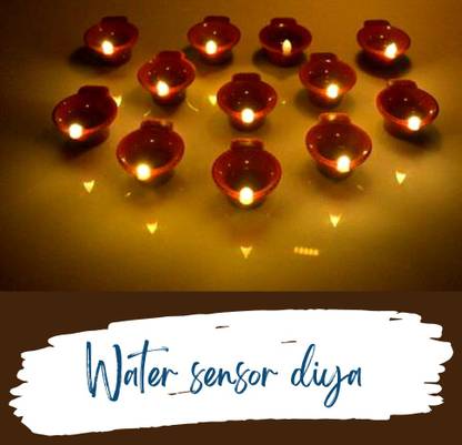 Packifydreams 1 LEDs 0.2 m Yellow Steady Diya Rice Lights